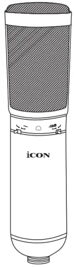 iCON Legend Series Studio Large Diaphragm Condenser Microphone - unsurpassed