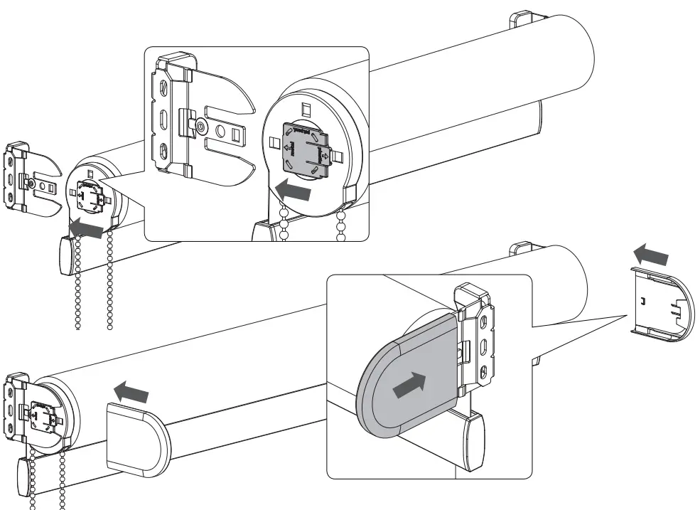 Select Blinds Cassette Traditional Light Filtering Dual Shade - Removal 2