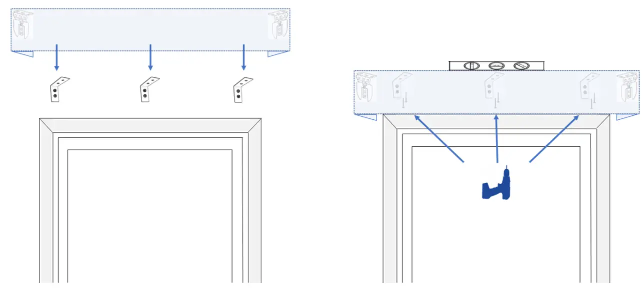 Select Blinds Cassette Traditional Light Filtering Dual Shade - SIDE TRACKS 1