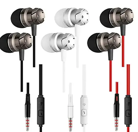 Earphones-=3-Pack-in-Ear-Headphones-with-Microphone-3.5mm-Wired-Earbuds-headphones-image