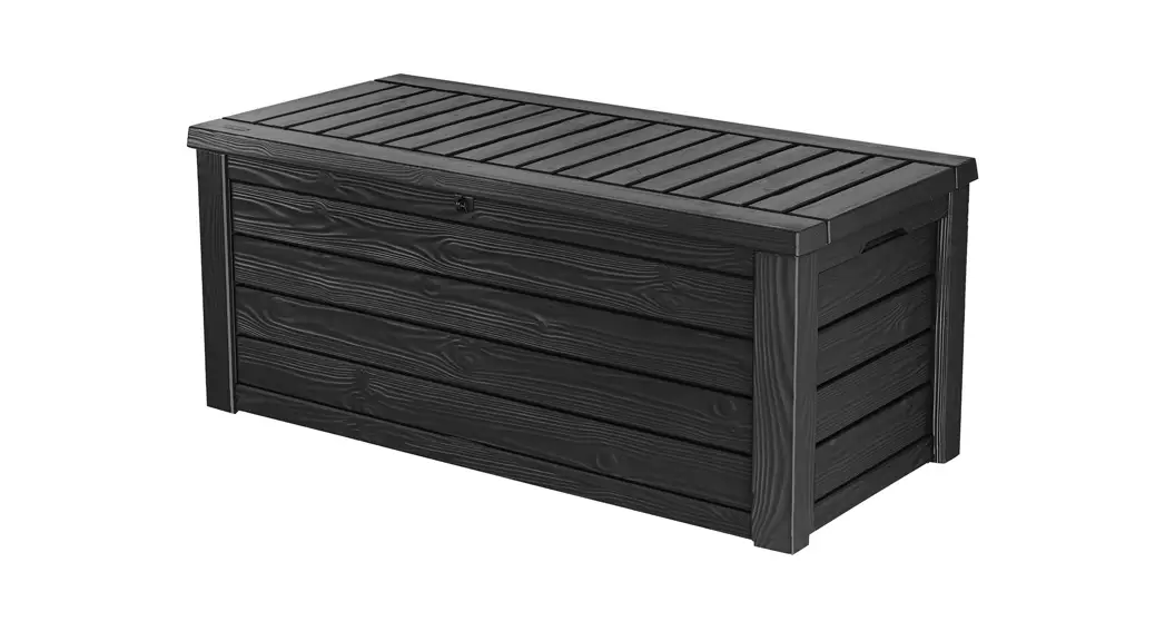 Hampton Bay Hbdb50wlj-sl 50 Gallon Brown Resin Wood Look Outdoor Storage Deck Box User Guide