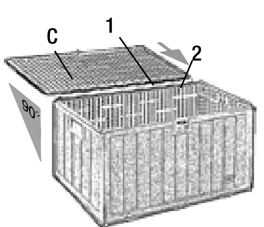 HAMPTON BAY HBDB50WLJ-SL 50 Gallon Brown Resin Wood Look Outdoor Storage Deck Box - fig 3