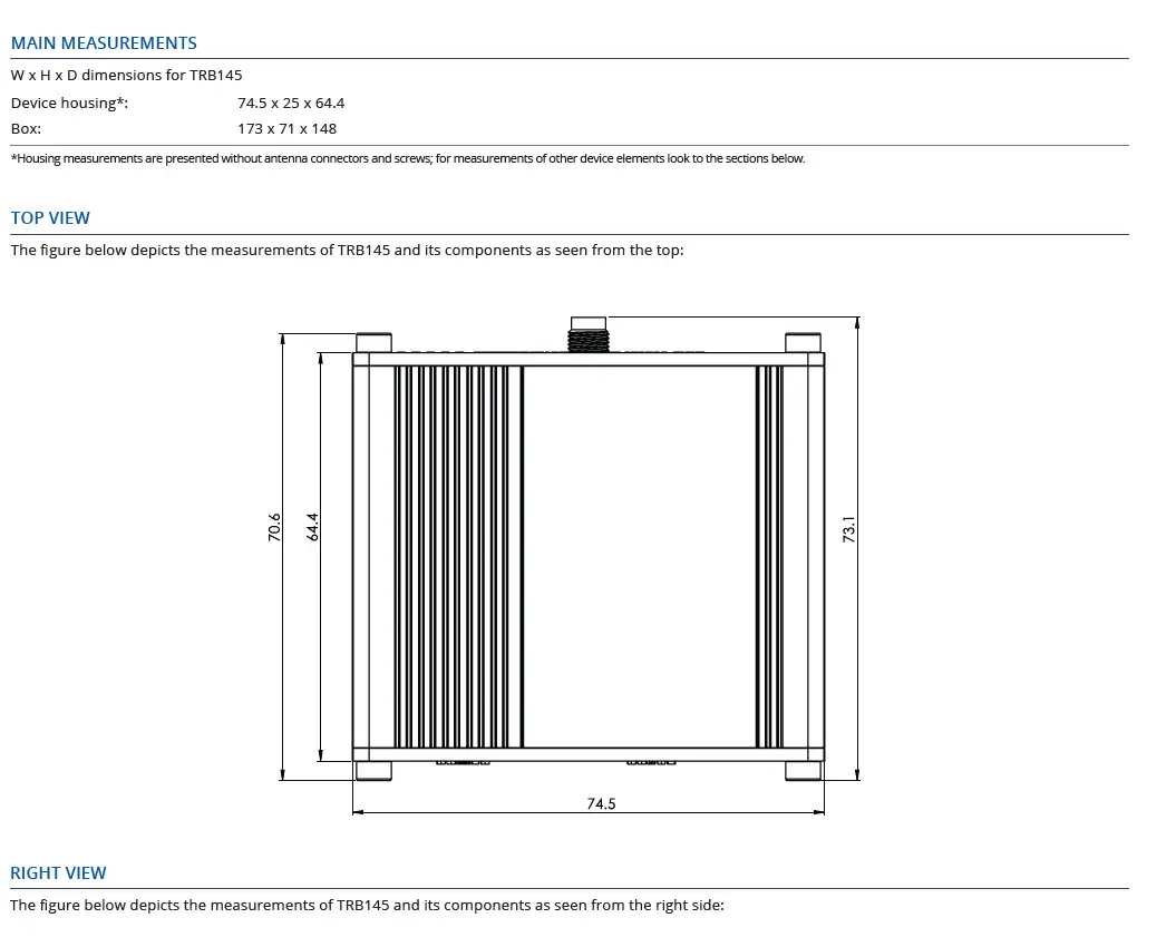 TELTONIKA -Networks TRB142 -Industrial Rugged -LTE RS232 -Gateway -fig 19