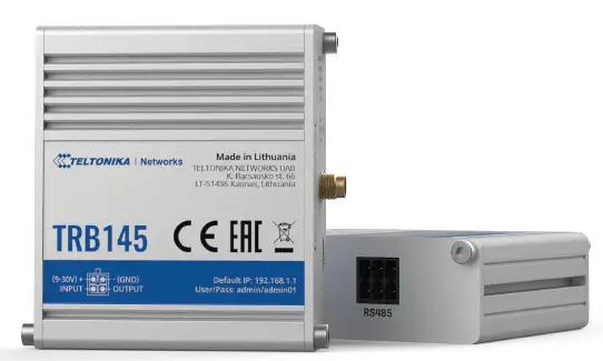 TELTONIKA -Networks TRB142 -Industrial Rugged -LTE RS232 -Gateway -product