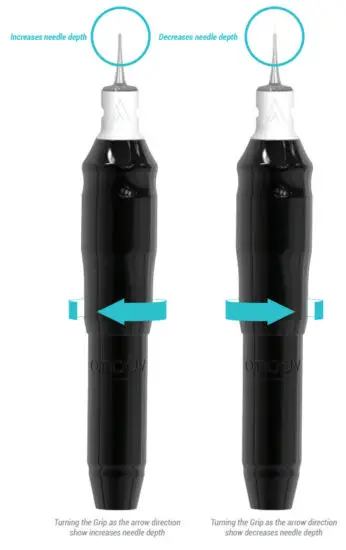 microbeau Apollo Cartridge Machine - ADJUSTING NEEDLE DEPTH