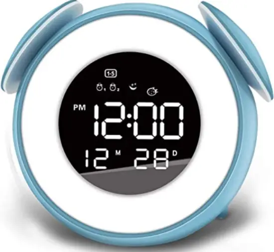 FettleLife FB10-RTR Digital Alarm Clock With Wake Up Light