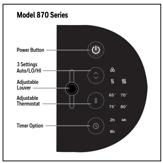 Honeywell-HCE870-Series-ThermaWave-6-Ceramic-Heater-fig-2