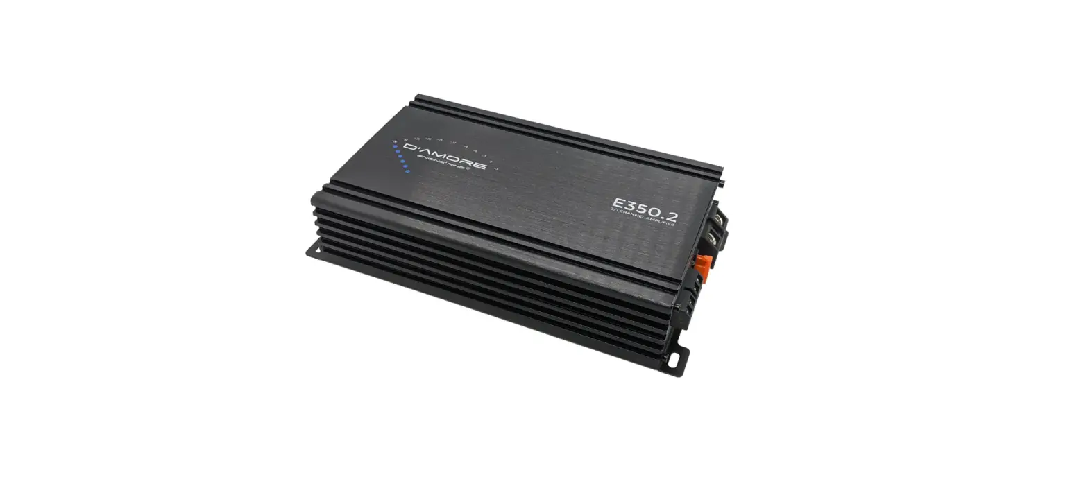 D Amore E350.2 E Series Mobile Audio Amplifier Owner's Manual