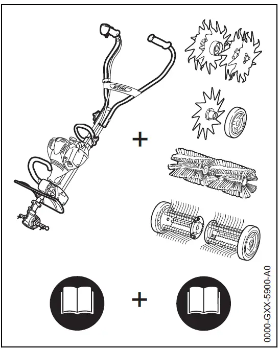 STIHL MM 56 Garden Cultivator and Tiller fig 1