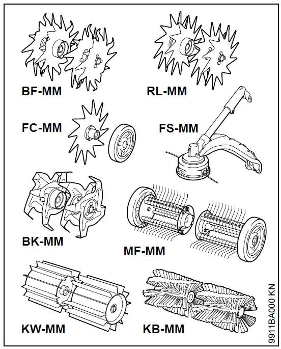 STIHL MM 56 Garden Cultivator and Tiller fig 8