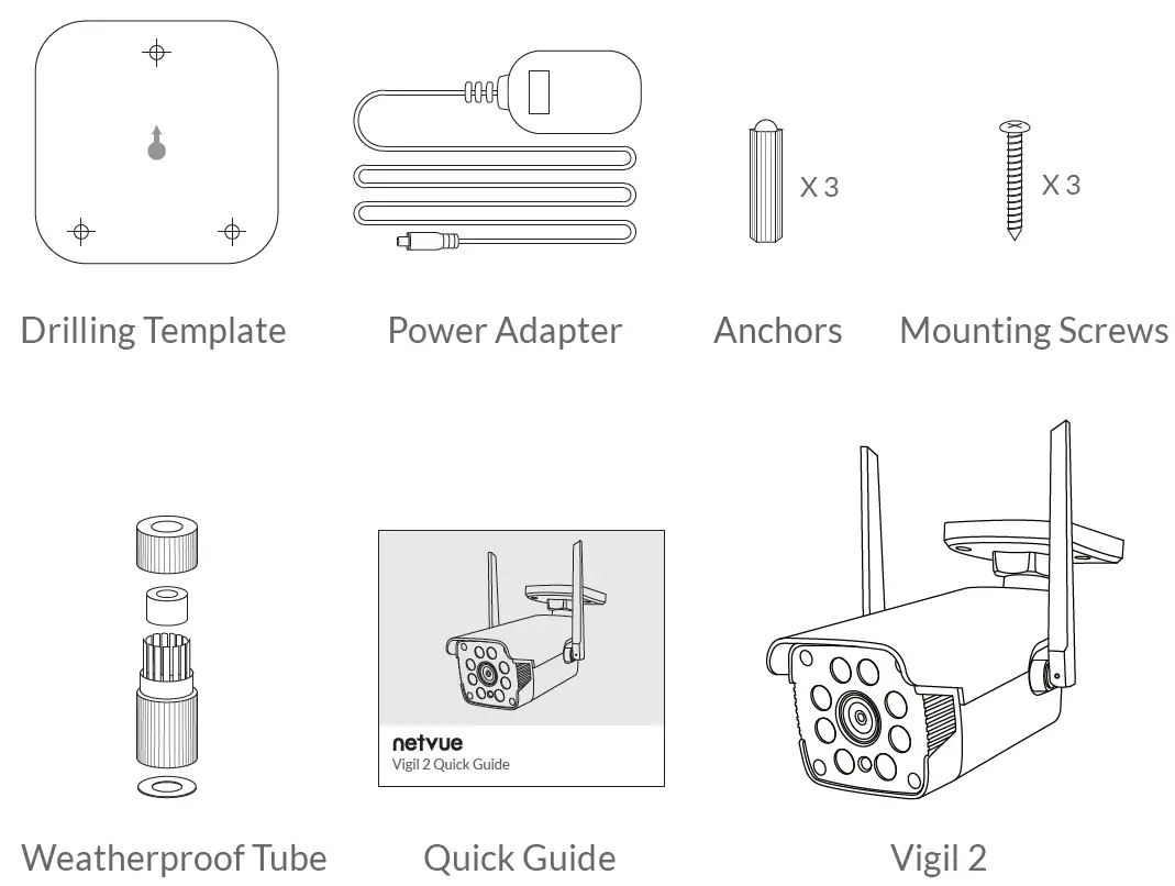 Netvue NI-1910 Vigil outdoor security camera fig 1