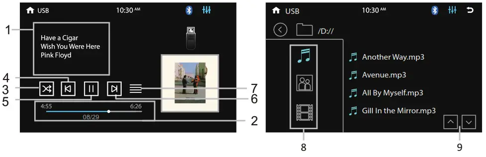BOSS AUDIO BV735B 6 2 Inch Bluetooth MP3 Compatible Digital Media AM or FM Receiver - MUSIC OPERATION