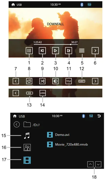 BOSS AUDIO BV735B 6 2 Inch Bluetooth MP3 Compatible Digital Media AM or FM Receiver - VIDEO OPERATION