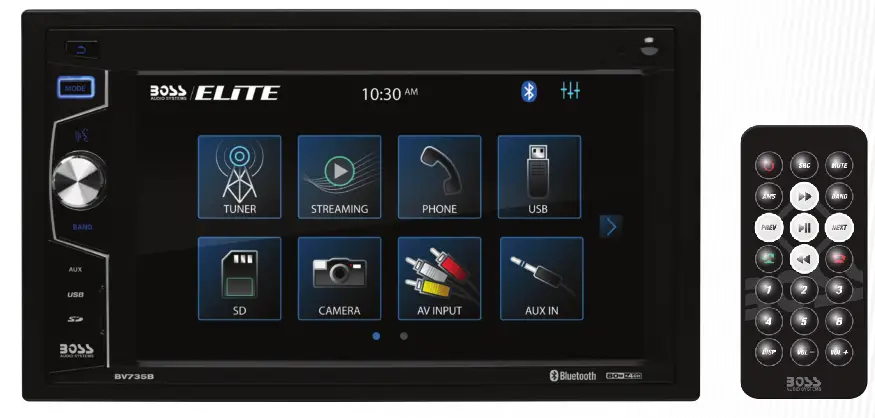 BOSS AUDIO BV735B 6 2 Inch Bluetooth MP3 Compatible Digital Media AM or FM Receiver