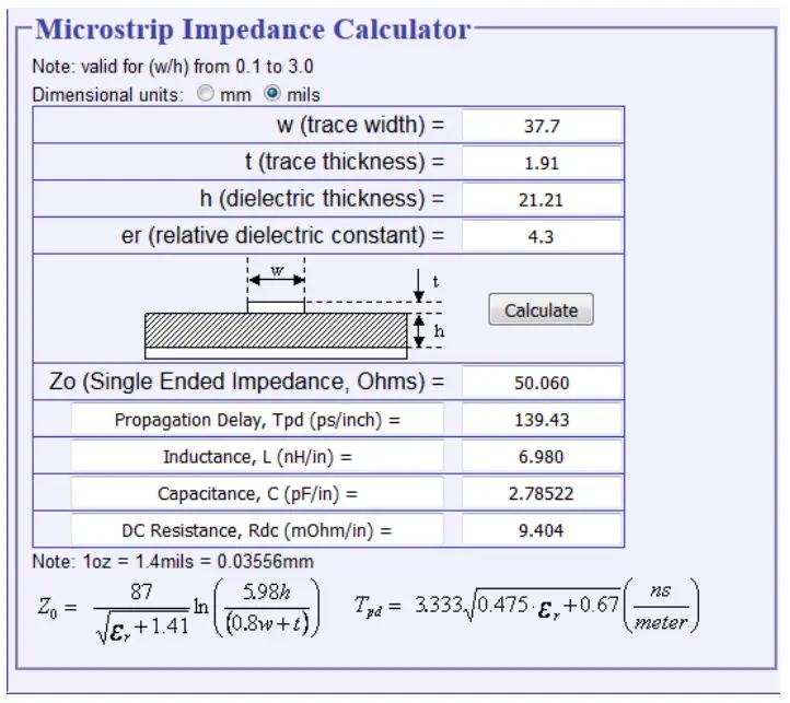 Continental FE4NA0210 Embedded Module - Calculations