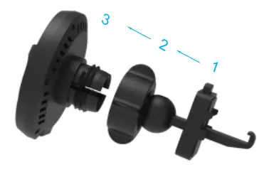 Shenzhen Dongyuda Technology TD01 Wireless Charger - Installation air vent