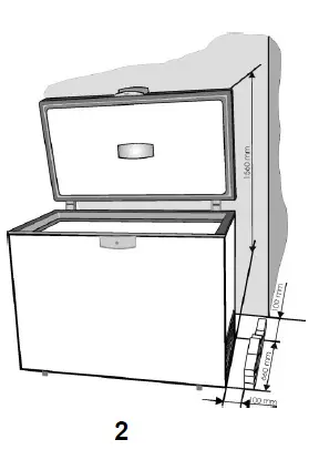 beko HSA29540N Freestanding Chest Freezer FIG 3