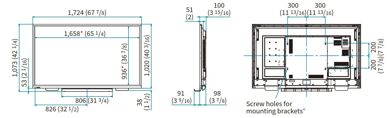 SHARP 4K LCD Panel with Built-in Controller---(PN-75TH1)