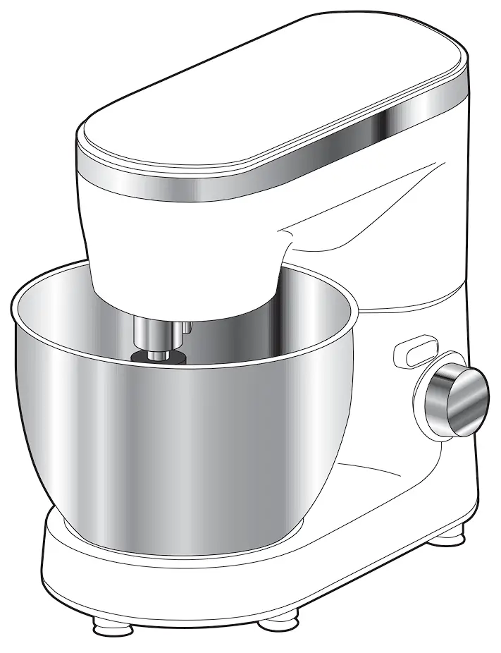 SM1000 6-Speed Stand Mixer with Stainless Steel Bowl