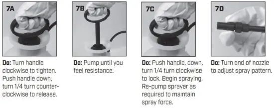FIG 7 Pressurizing and Spraying