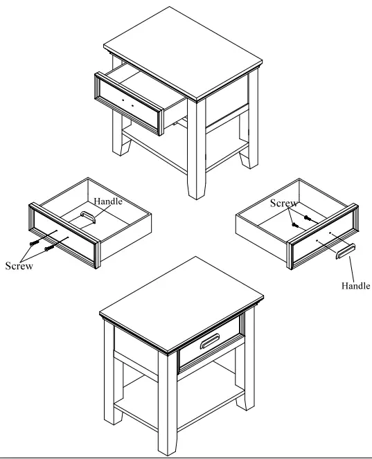 cymax SAN-Q4C Sandy Platform Cappuccino Wood 5 Piece Bedroom Set-fig6