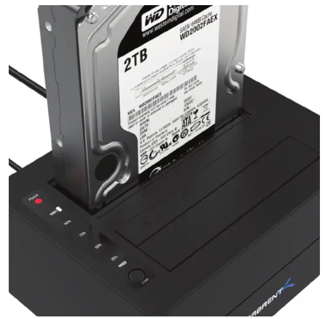 Sabrent DS UTC2 USB 3 1 to SATA Dual Bay Hard Drive Docking Station - Fig4