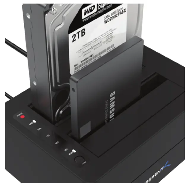Sabrent DS UTC2 USB 3 1 to SATA Dual Bay Hard Drive Docking Station - Fig5