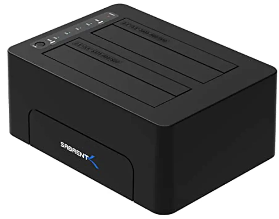 Sabrent DS UTC2 USB 3 1 to SATA Dual Bay Hard Drive Docking Station