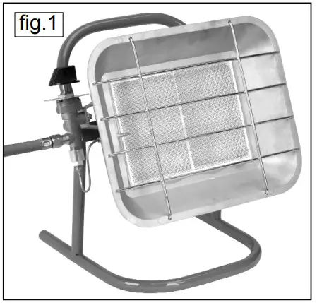 SEALEY LP14 Infrared Gas Heater