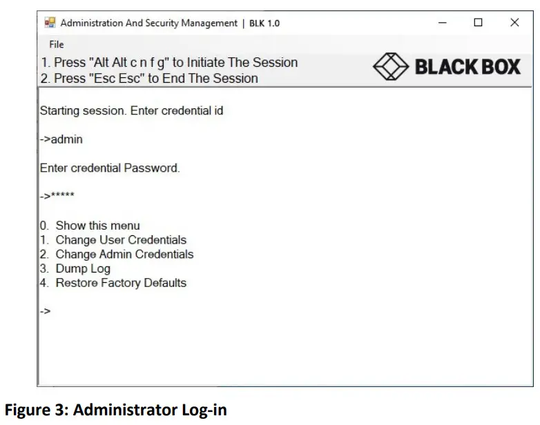 BLACK BOX Administration and Security Management Tool - fig 1