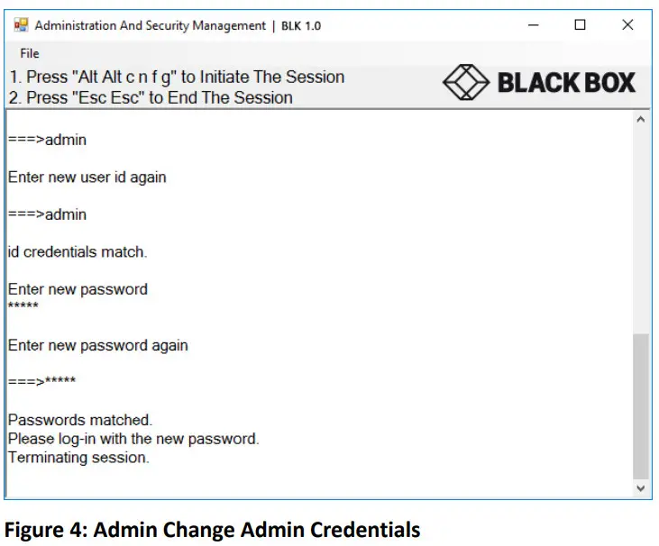 BLACK BOX Administration and Security Management Tool - fig 2