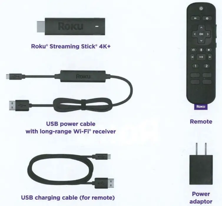 Roku 3821R Streaming Stick 4K Plus Device - fig
