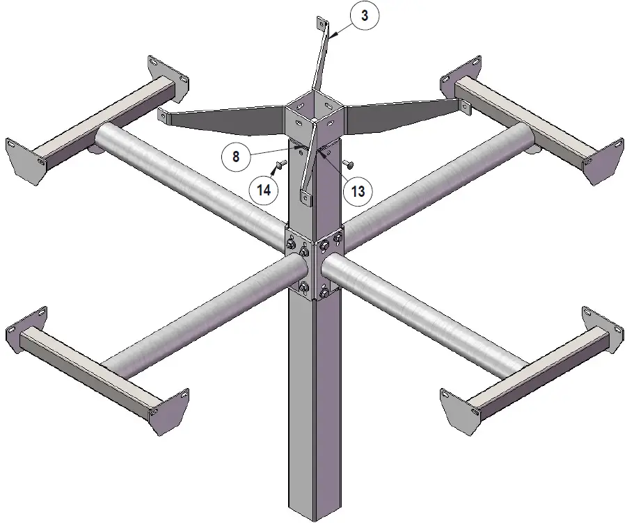 ultra site 338S-V 46 Inch Single Pedestal Table 15