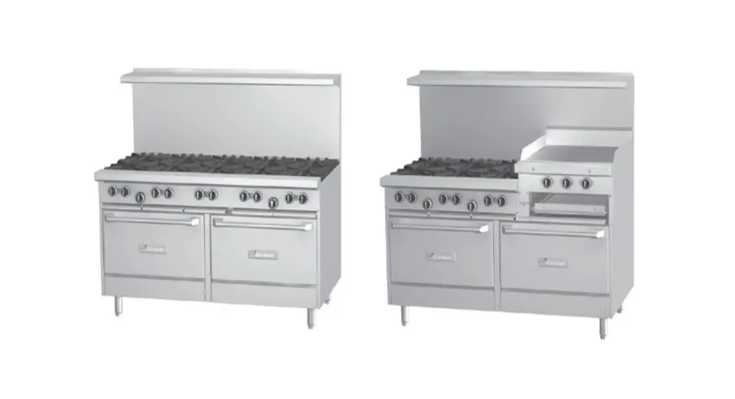 Garland G36-6s Natural Gas 6 Burner 36 Inch Range Instruction Manual