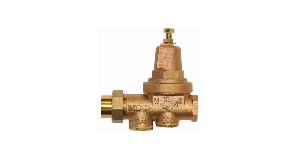 Zurn 600xl Pressure Reducing Valve With Integral By Pass Instruction Manual