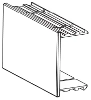 Double HDD slot cover