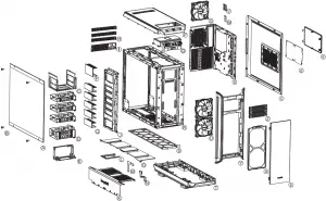 EXPLODED VIEW AND DESCRIPTION OF PARTS