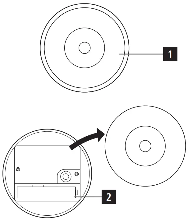 hama Mini Bathroom Clock - 1