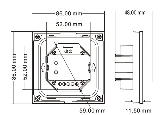 SKYDANCE-T1-K-Wall-Mounted-Rotary-Panel-FIG-2
