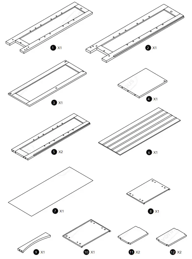 VonHaus 3009007 Colonial Tall Bathroom Cabinet - fig 3