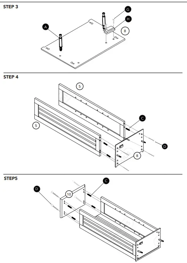 VonHaus 3009007 Colonial Tall Bathroom Cabinet - fig 5