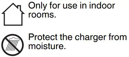 metabo SC 30 12V 2 x 2.0 Ah Basic Battery Set Instruction Manual - indoor rooms icon