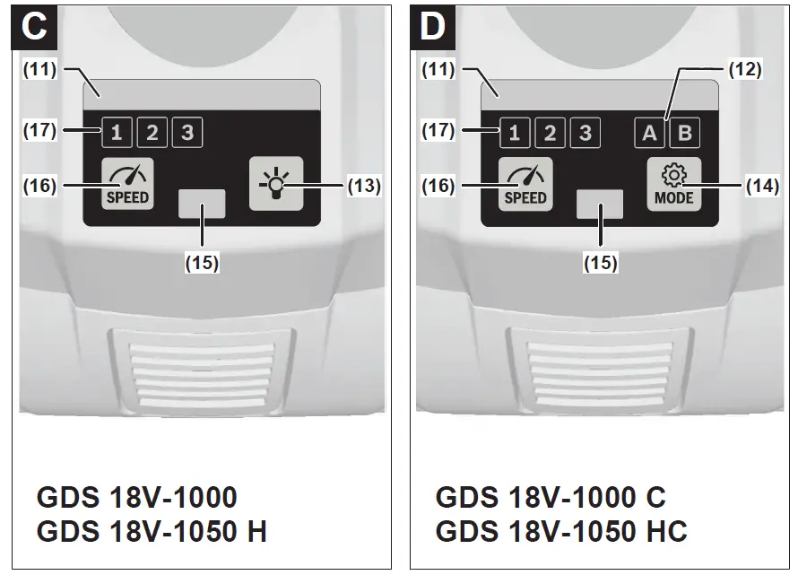 BOSCH 18V-1000 Series GDS Professional Cordless Impact Wrench 4