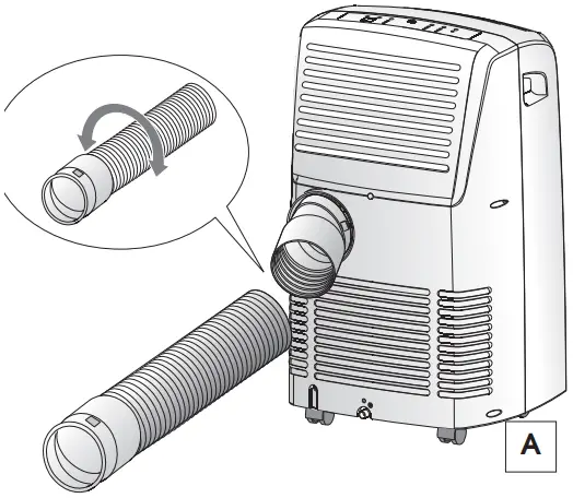 DeLonghi EM82 Portable Air Conditioner - Fig 1