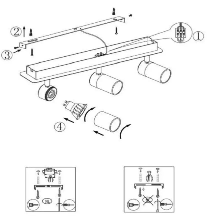 LUCIDE 5411212262615 Ceiling spotlight - fig4