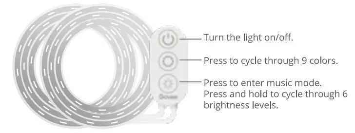 Govee H6144 WiFi RGBIC LED Strip Lights