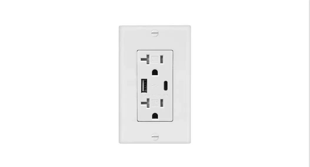 Maxxima Mew-usb482c Tr Wall Outlet With Usb-a And Usb-c Ports Instruction Manual Maxxima Mew-usb482c Tr Wall Outlet With Usb-a And Usb-c Ports Instruction Manual