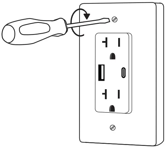 Maxxima MEW USB482C TR Wall Outlet with USB A and USB C Ports - Figure 10