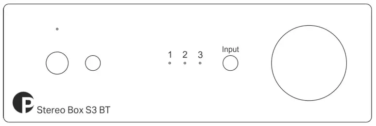 Pro Ject Stereo Box S3 BT Compact Stereo Integrated Amplifier and Receiver - controls