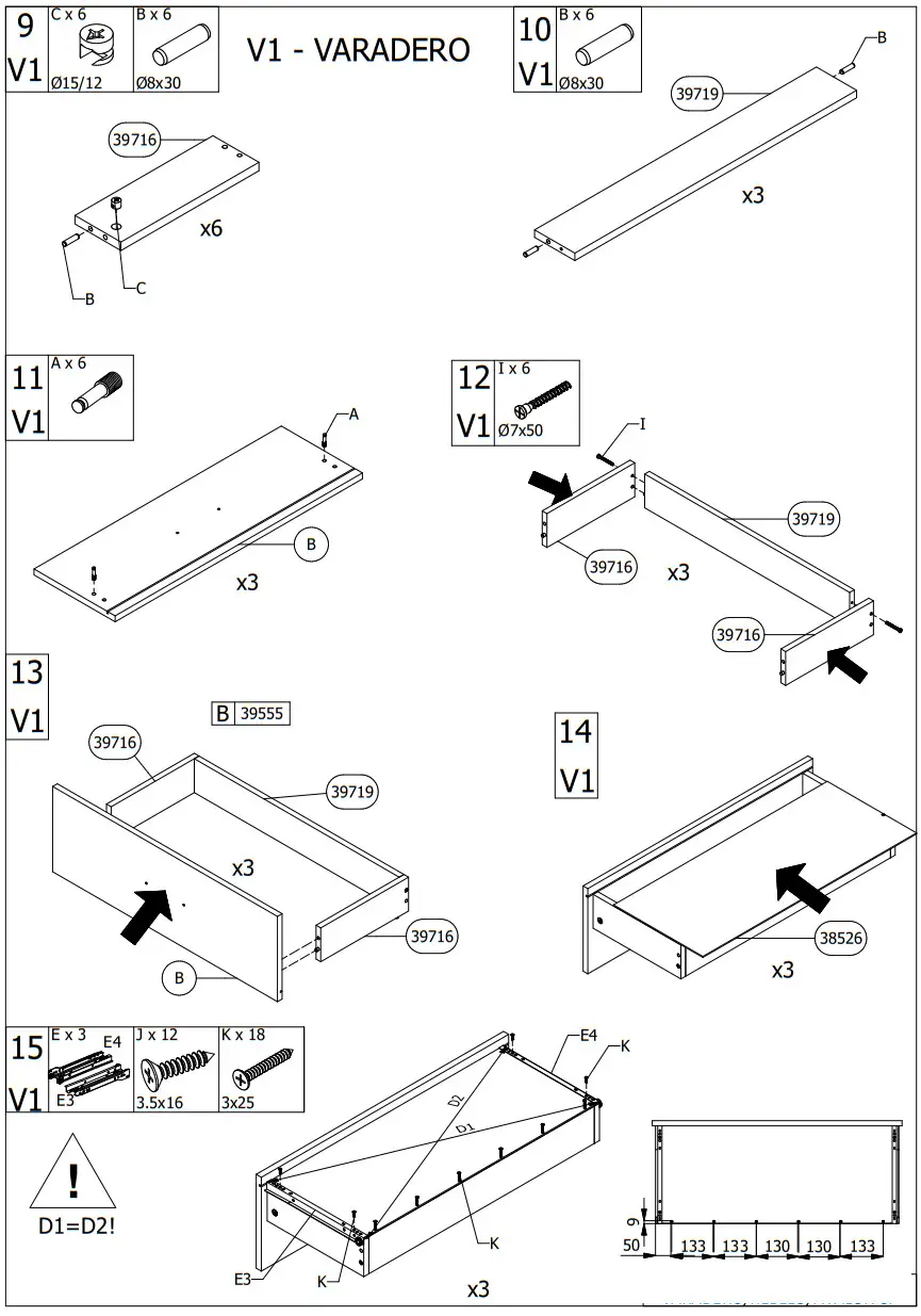 ORMAR Varadero 3F Bedroom Chest of Drawers - Figure 10